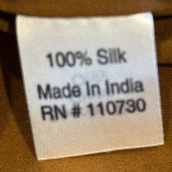 Lotta Stensson Formal Dress, rich brown color with turquoise trim - Picture 8 of 8